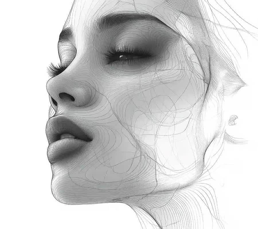 minimalist-line-art-human-face About Us - Premier Medical Clinic - Our Philosophy